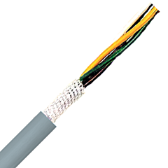 0028663 - LAPP UNITRONIC&reg; FD P Plus Data, Signal & Control Cable - 24 AWG/10 Conductor - Gray