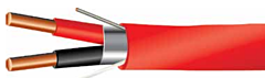 Fire Alarm Cable - FPLR Riser Rated - 16/2 Shielded - Red Jacket - 1000 ft Box