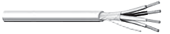 Carol&reg; C2543A Foil Shield Multiconductor Cable - 18 AWG 4 Conductor - PVC Jacket - 300V