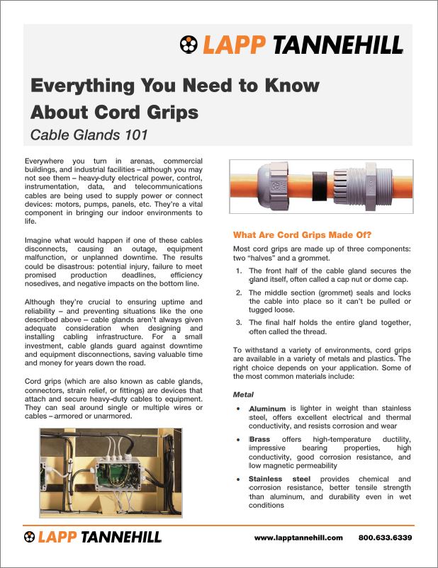 Everything You Need to Know About Cord Grips Cover