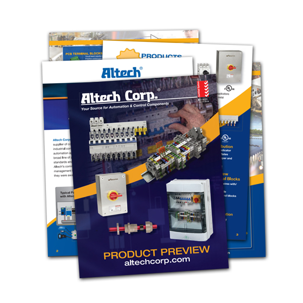 Cover of Altech's Product Preview catalog