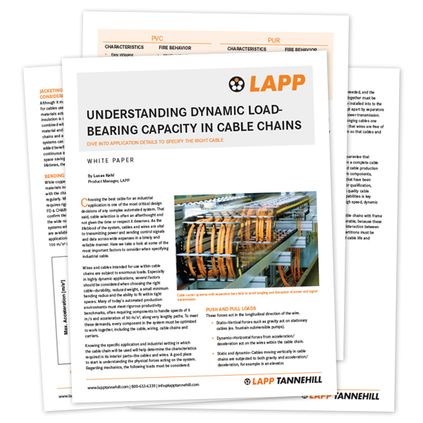 Understanding Dynamic Load-Bearing Capacity in Cable Chains