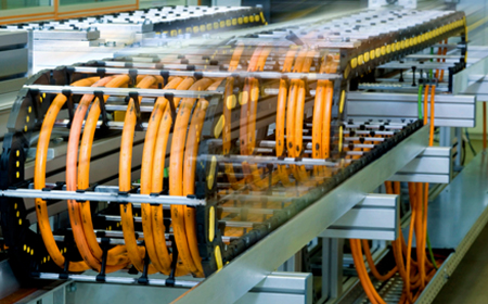 Servo Cables being used in Automation application in a factory